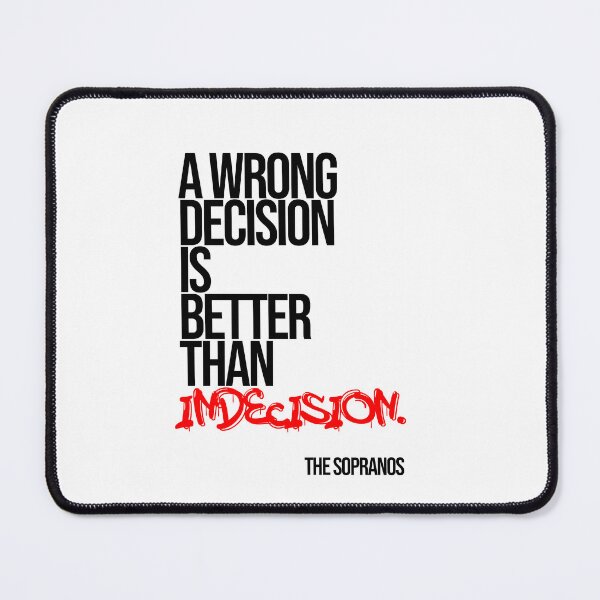 Item preview, The Sopranos Minimalist Quote designed and sold by Enea Kelo.
