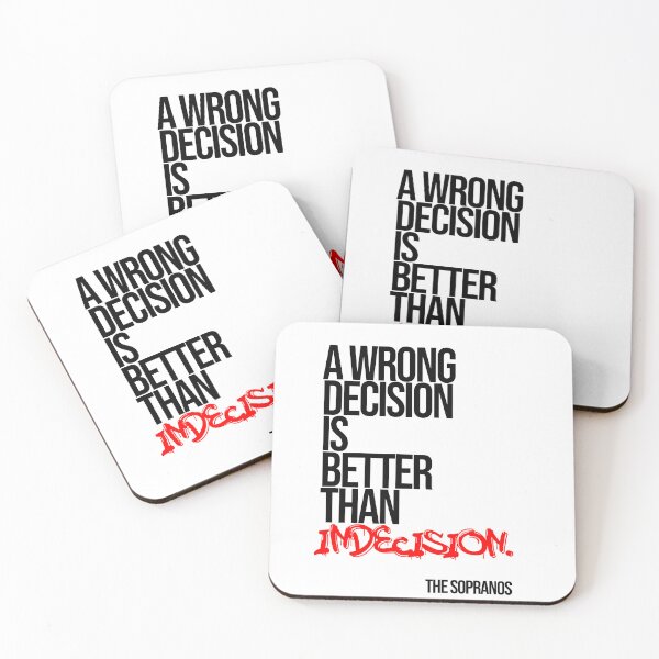 Item preview, The Sopranos Minimalist Quote designed and sold by Enea Kelo.