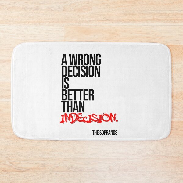 Item preview, The Sopranos Minimalist Quote designed and sold by Enea Kelo.