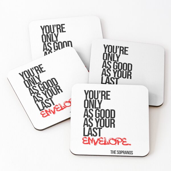 Item preview, The Sopranos Minimalist Quote designed and sold by Enea Kelo.