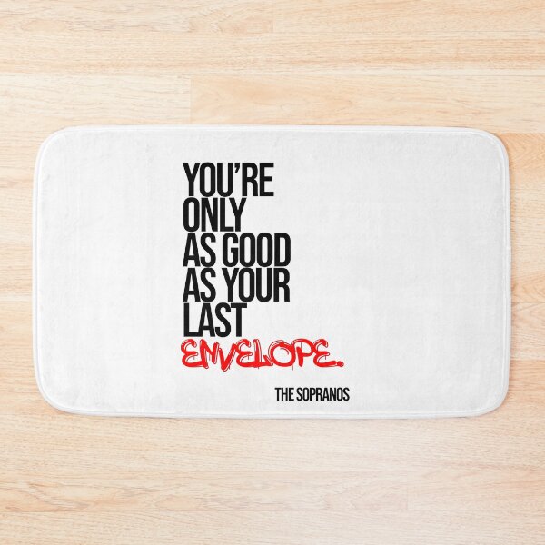 Item preview, The Sopranos Minimalist Quote designed and sold by Enea Kelo.