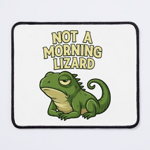 Item preview, Not a Morning Lizard | Funny Grumpy Reptile Design designed and sold by storelibertys.