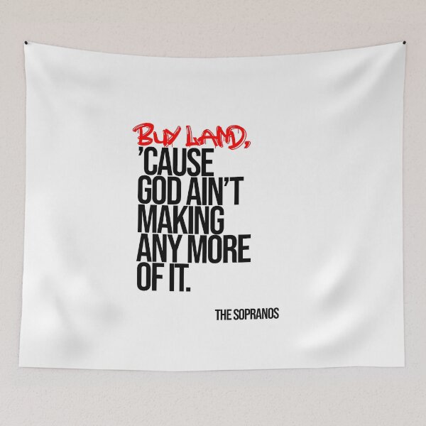 Item preview, The Sopranos Minimalist Quote designed and sold by Enea Kelo.