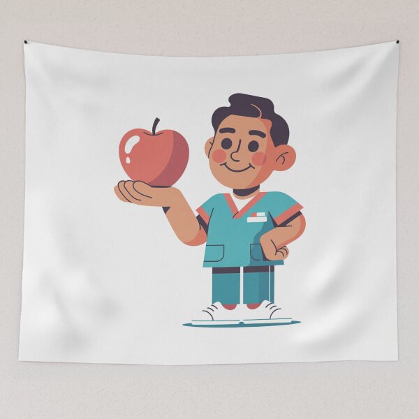 Item preview, Dietitian With Apple designed and sold by McVrax.