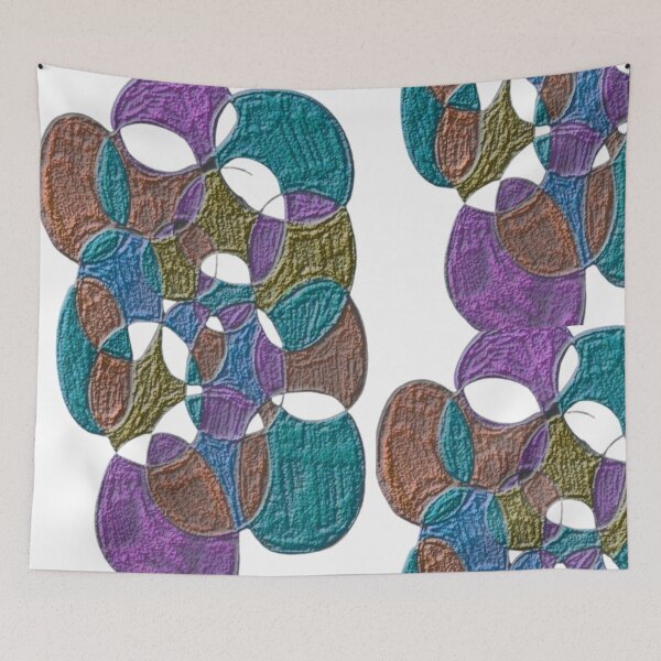 Item preview, Fluorescence Circles at Play Abstract designed and sold by SmashingDeals.