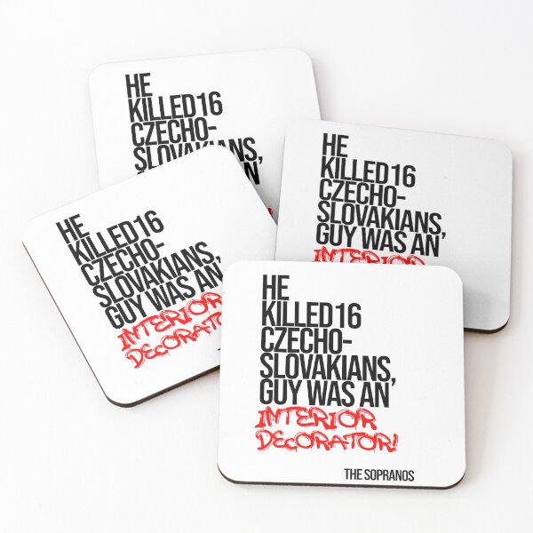 Item preview, He Was An Interior Decorator - The Sopranos Minimalist Quote designed and sold by Enea Kelo.