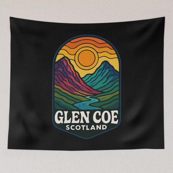 Item preview, Glen Coe Scotland United Kingdom Travel designed and sold by TomFrontierArt.