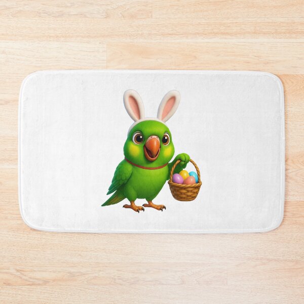 Item preview, Easter Rose Ringed Parakeet designed and sold by Sillytoe.