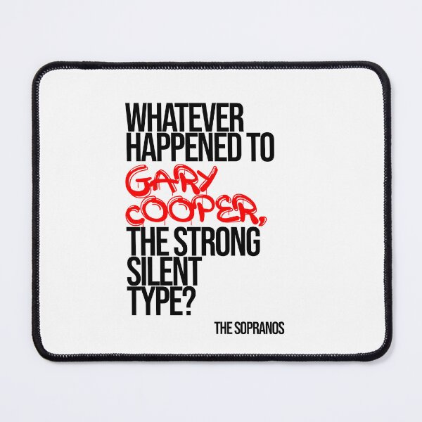 Item preview, The Sopranos Minimalist Quote designed and sold by Enea Kelo.
