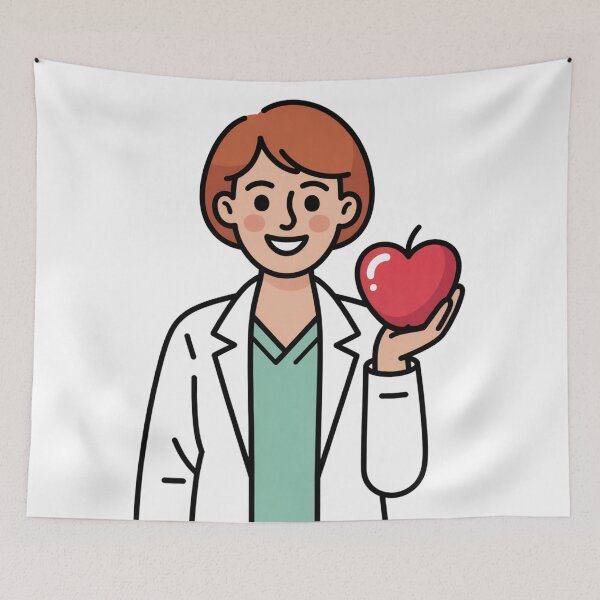 Item preview, Dietitian With Apple designed and sold by McVrax.