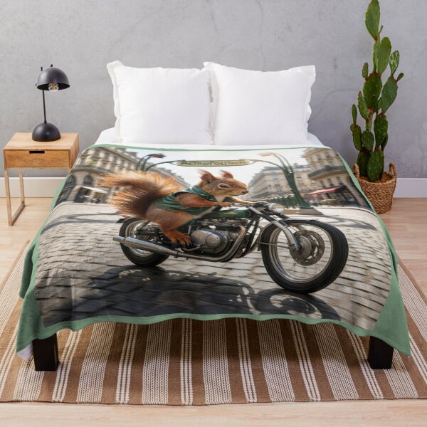 Item preview, Red Squirrel Motorcycles Through Paris designed and sold by Tridentulus.