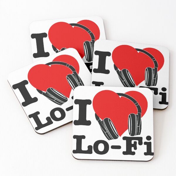 Item preview, I Heart Lofi I Love Lofi Music - Heart & Headphones designed and sold by LagomCreative.