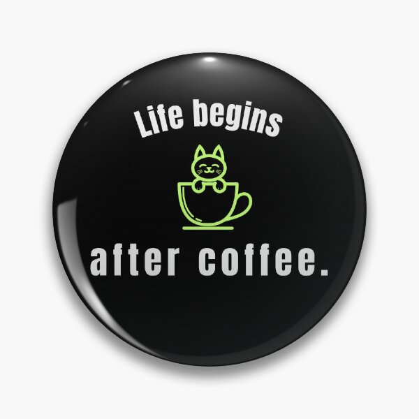 Item preview, Life Begins After Coffee – Morning Coffee Quote Typography - Retro designed and sold by MK-Charlie.