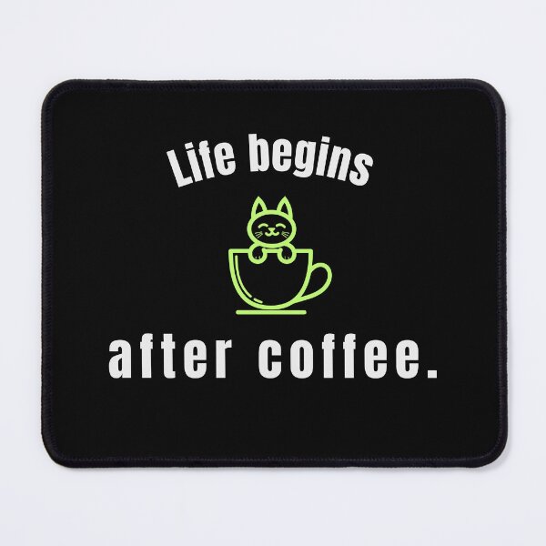 Item preview, Life Begins After Coffee – Morning Coffee Quote Typography - Retro designed and sold by MK-Charlie.
