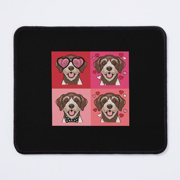 Item preview, Pop Art Valentine Wirehaired Pointing Griffon – Colorful Dog Lover designed and sold by The Real Life Symphony.