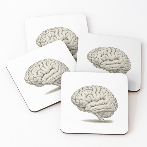 Item preview, Human brain in classic academic style designed and sold by Chaoscience.