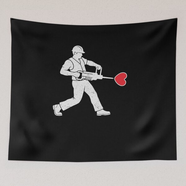 Item preview, Heartbreaker Construction Worker Funny Valentine's Day designed and sold by salmzouriart.