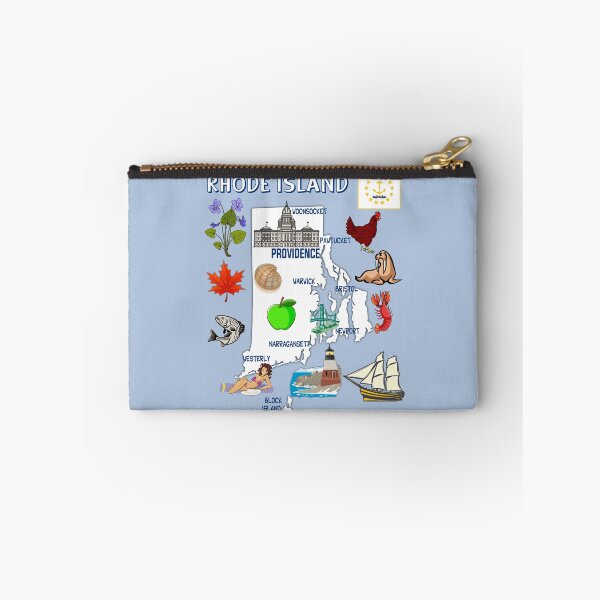Item preview, Rhode Island State Map & Symbols - The Ocean State Pride designed and sold by mashmosh.
