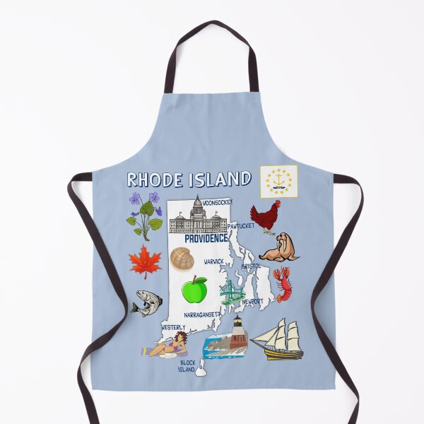 Item preview, Rhode Island State Map & Symbols - The Ocean State Pride designed and sold by mashmosh.