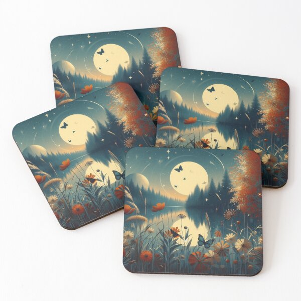 Item preview, Whispers of Stillness XVII – When Night Begins to Breathe designed and sold by Okmanoo.