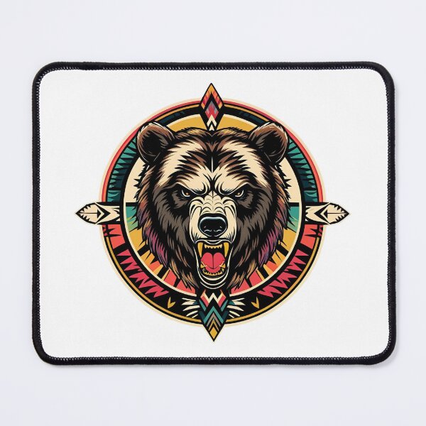 Item preview, Native American Bear Design designed and sold by RisingWolfStudio.