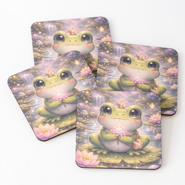 Item preview, Frog Prince with Lotus designed and sold by Lunara Glow.