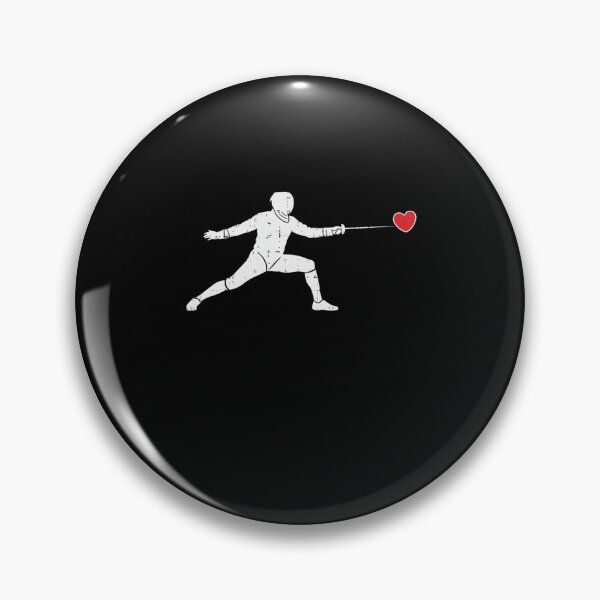 Item preview, Fencing Heart Valentine's Day Sport Lover designed and sold by salmzouriart.