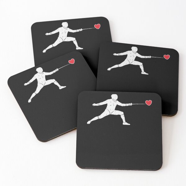 Item preview, Fencing Heart Valentine's Day Sport Lover designed and sold by salmzouriart.