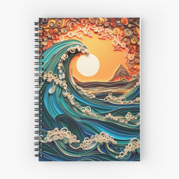 Item preview, Paper quilling wave designed and sold by MiraCleAI.