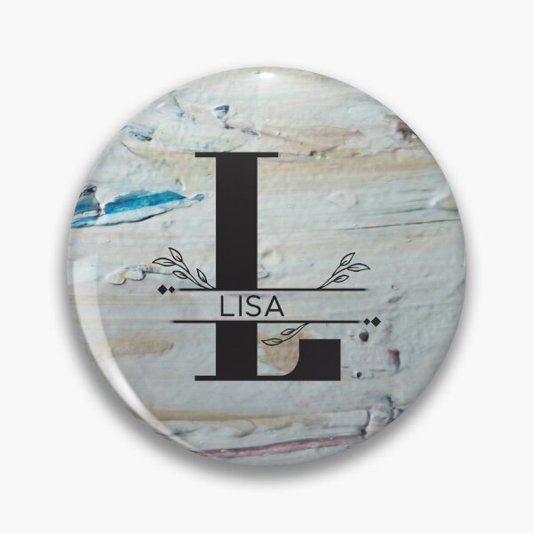 Item preview, Monogram...L (Lisa)... with colourful texture cement/concrete wall background designed and sold by CHASAcreative.