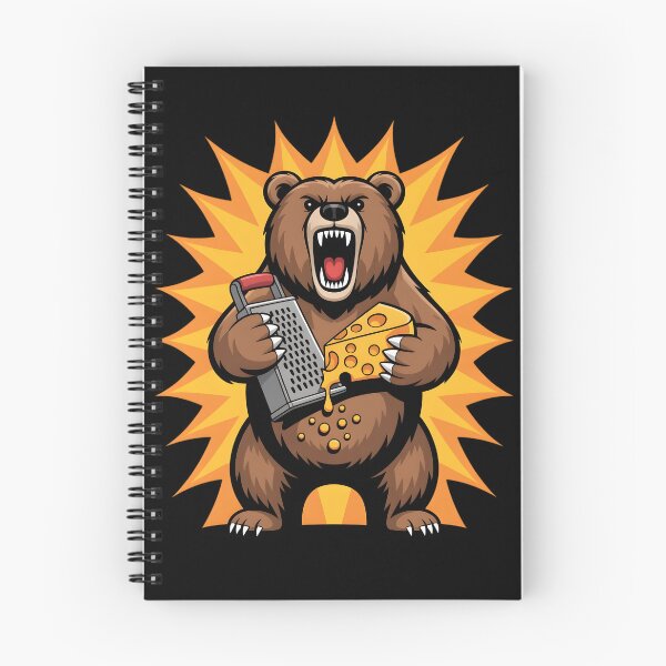 Item preview, Roaring Bear Grating Cheese Funny Chef, Funny Cooking Bear Gift, Cheese Lover Kitchen Graphic designed and sold by NewaveBoutique.