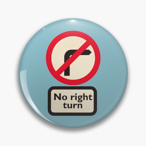 Item preview, No Right Turn designed and sold by Jess Willow.