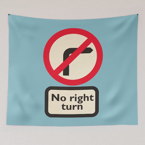 Item preview, No Right Turn designed and sold by Jess Willow.