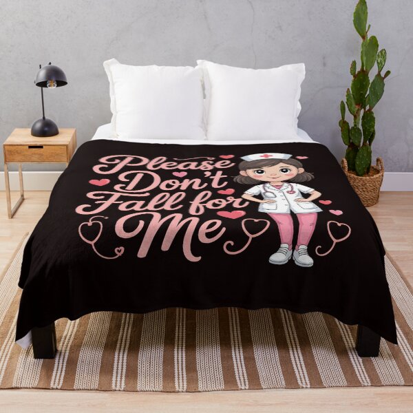 Item preview, Please Don't Fall For Me – Valentine Gift for Nurses & Medical Pink Socks Lovers designed and sold by Redgiant87x.