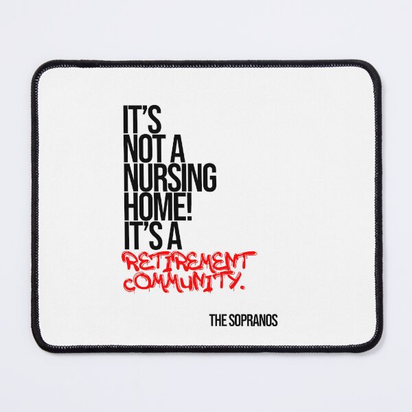 Item preview, The Sopranos Minimalist Quote designed and sold by Enea Kelo.