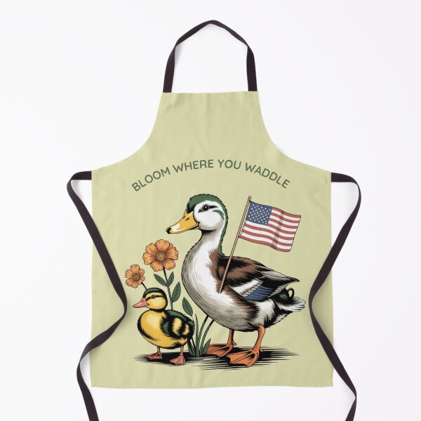 Item preview, Grow Soft, Walk Proud – Wholesome Duck Illustration designed and sold by Artur-GrafiTee.
