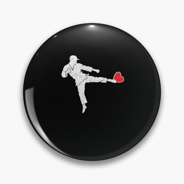 Item preview, Karate Kicking Heart Funny Valentine's Day designed and sold by salmzouriart.