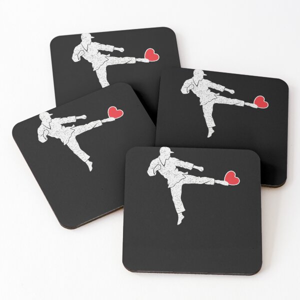 Item preview, Karate Kicking Heart Funny Valentine's Day designed and sold by salmzouriart.