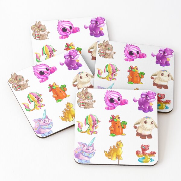 Item preview, Neopets Candy Pets Sticker 9-Pack designed and sold by Neopian Eagle.