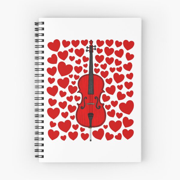 Item preview, Cello With Hearts, Valentines Cellist Musician Wedding Anniversary designed and sold by doodlerob.