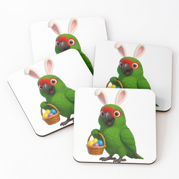 Item preview, Easter Scarlet Fronted Parrot designed and sold by Sillytoe.