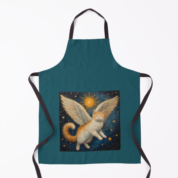 Item preview, Cat Angel flying in the starry sky. designed and sold by Natalia-Vlad.