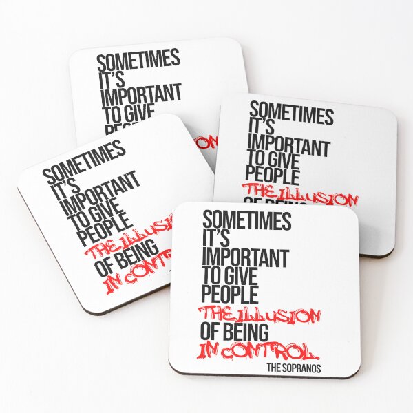 Item preview, The Sopranos Minimalist Quote designed and sold by Enea Kelo.