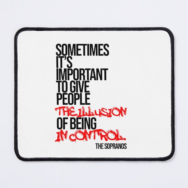 Item preview, The Sopranos Minimalist Quote designed and sold by Enea Kelo.