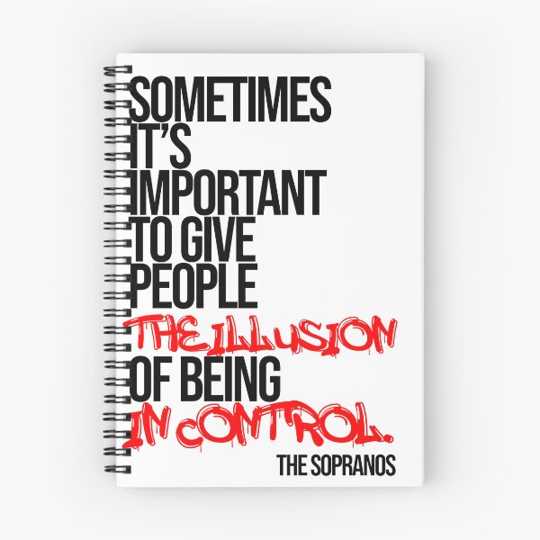 Item preview, The Sopranos Minimalist Quote designed and sold by Enea Kelo.