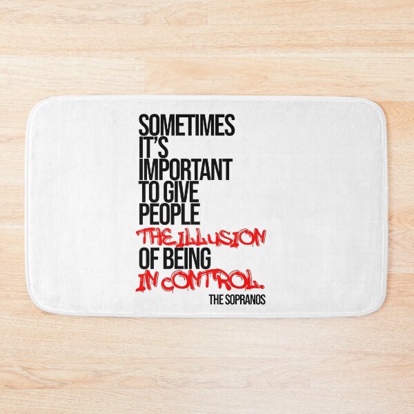 Item preview, The Sopranos Minimalist Quote designed and sold by Enea Kelo.