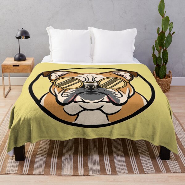 Item preview, Cool English Bulldog in Glasses designed and sold by MartynaKanik.