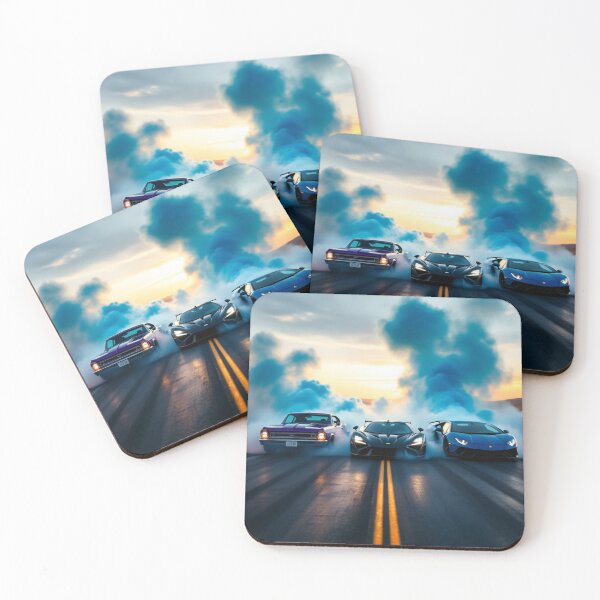 Item preview, chevy nova, chevy corvette, and lambo doing burnout designed and sold by Todd1983.