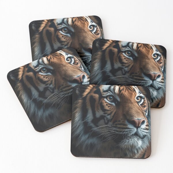 Item preview, Tiger head portrait designed and sold by MiraCleAI.