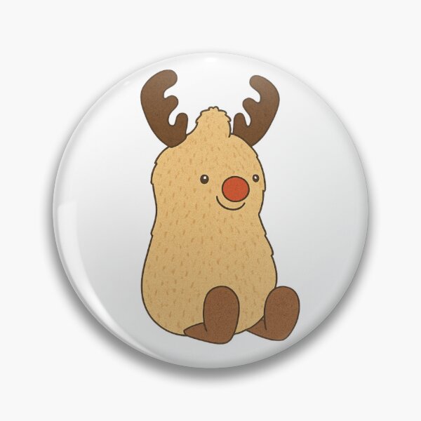 Item preview, Amuseable Peanut Reindeer designed and sold by DecalRush.